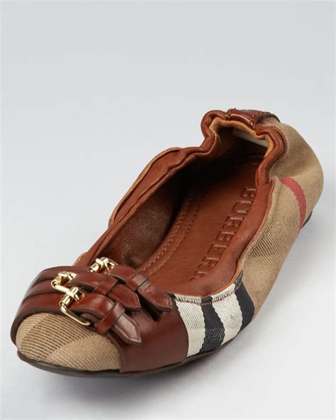 womans burberry shoes|Burberry flat shoes for women.